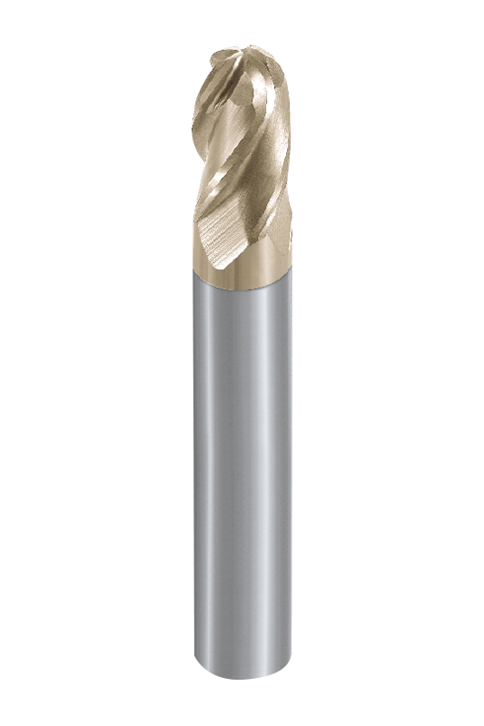 Obrábění titanové slitiny 4břité kulové čelní frézy