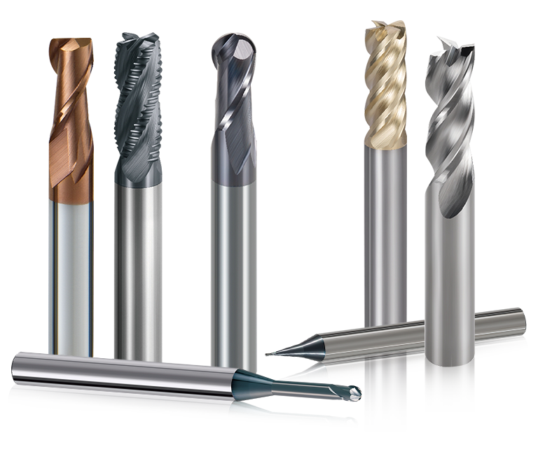 Monolitní karbidové čelní frézy